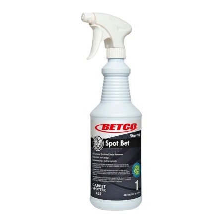 Sp Richards Betco FiberPRO Spot Bet Stain Remover, 12 oz. Trigger Spray, 12 Bottles - 42512-00 BET4251200